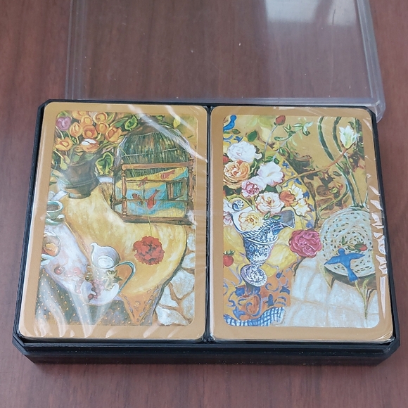 Other - Bombay Plastic 2 Deck Playing Cards Beautiful Artwork Sealed